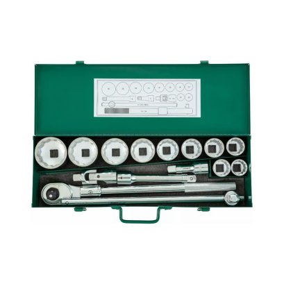 SATA ชุดบล็อก 3/4“ 12 เหลี่ยม 15 ชิ้น ขนาด 30-60mm. SATA 09015