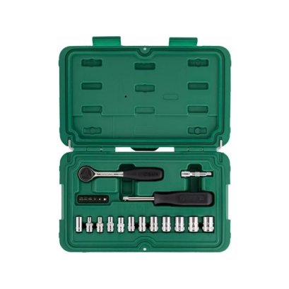 SATA ชุดบล็อก และไขควง ขนาด 1/4“ 21 ชิ้น SATA 09521