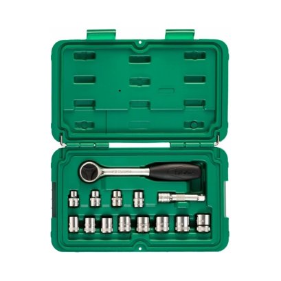 SATA ชุดบล็อก 3/8“ 14 ชิ้น ขนาด 8-19mm. SATA 09523