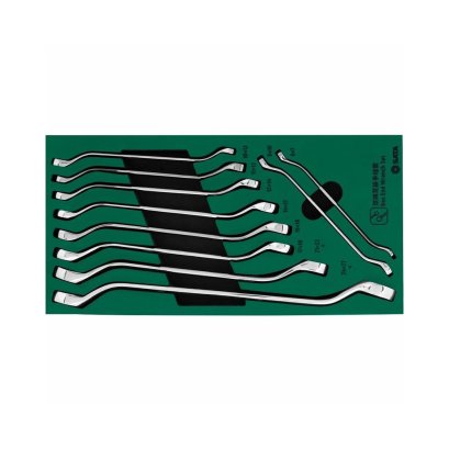 SATA ชุดถาดประแจแหวนคอตื้น 10 ชิ้น รุ่น SATA 09905