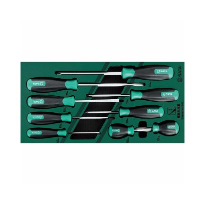 SATA  ชุดถาดไขควง 9 ชิ้น รุ่น SATA 09913A