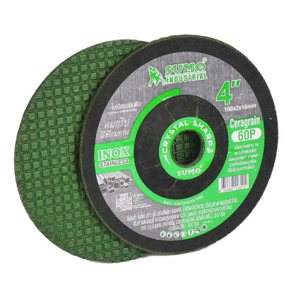 ใบเจียร 4” (100x2.0mm) Ceragrain60P SUMO สีเขียว