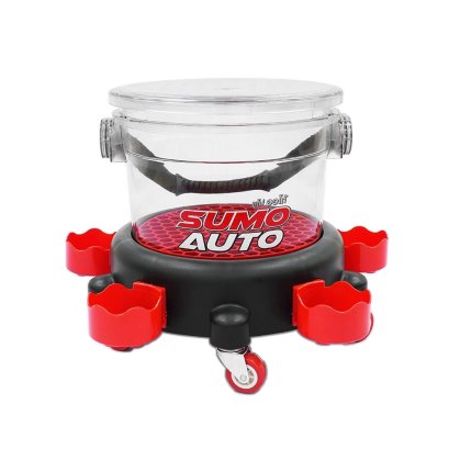 SUMO ชุดเก้าอี้วางน้ำยาล้อเลื่อน ถังใส 15 ลิตร Clarify bucket seat set 15 L