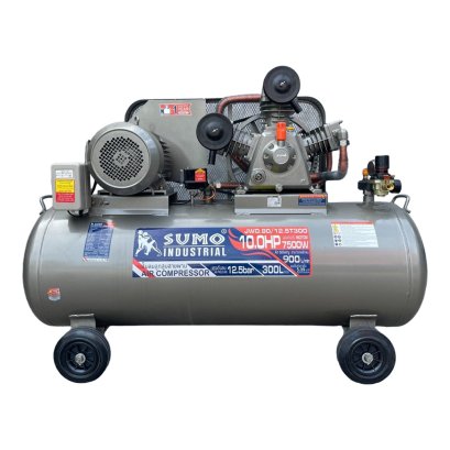 SUMO ปั๊มลมสายพาน 10 HP 300 ลิตร รุ่น JW0.90/12.5T300