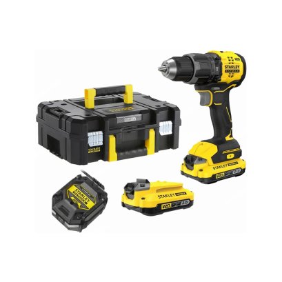 STANLEY สว่านกระแทกไร้สาย รุ่นกลาง 20 โวลต์ รุ่น SBD716D2T-B1