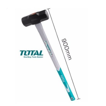 TOTAL THT750416 ค้อนทุบหิน ด้ามไฟเบอร์ ขนาด 10 ปอนด์