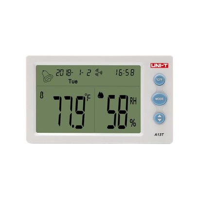 UNI-T เครื่องวัดอุณหภูมิและความชื้น แบบตั้งโต๊ะ รุ่น A13T