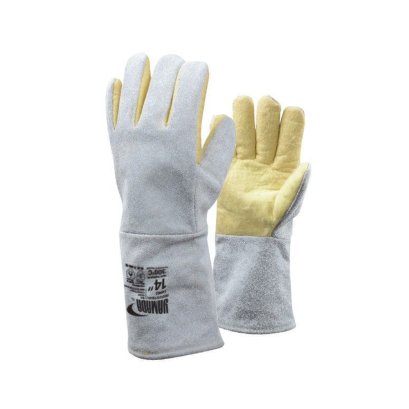 ถุงมือหนัง/เคฟล่ากันความร้อน 300 องศา 14” รุ่น 14082