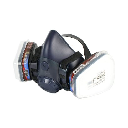 YAMADA หน้ากากกันเคมีครึ่งหน้าพร้อมตลับกรองสารพิษ รุ่น 6001