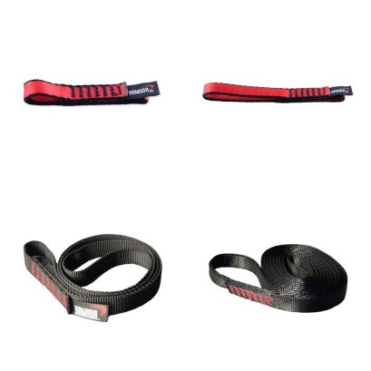 YAMADA สลิงผ้าต่อเชื่อมคาราบิเนอร์ เชือกยาว 11,17,60,120ซม.