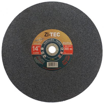 ZI-TEC Abrasive cutting wheel 14" ใบตัดเหล็ก ขนาด 14 นิ้ว