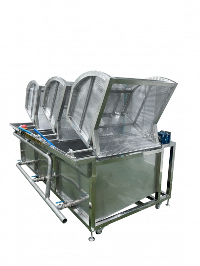 เครื่องล้างผักแบบสวิง 3 โซน