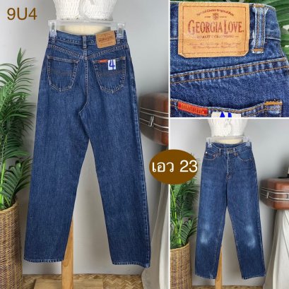 ♥️ รหัส9U4 ▪️ป้าย Georgeia Love  ▪️ เอว 23&quot; สะโพก 33&quot; ต้นขา 20&quot; ▪️เป้า 10.5&quot; ยาว 35.5&quot; (นิ้ว)