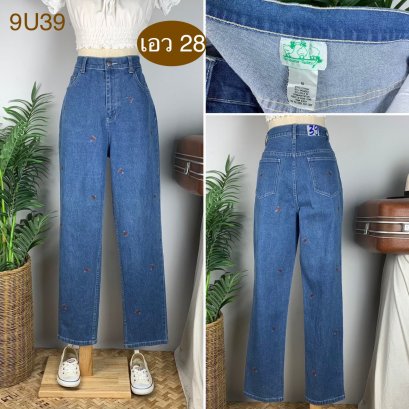 &hearts;️ รหัส9U39 ▪️ป้าย The Quacker Factory  ▪️ เอว 28" สะโพก 39" ต้นขา 24" ▪️เป้า 13" ยาว 42" (นิ้ว)