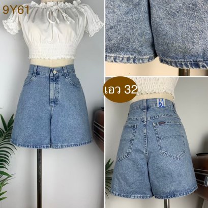 ♥️ รหัส9Y61 ▪️ป้าย Riders  ▪️ เอว 32&quot; สะโพก 40&quot; ต้นขา 25&quot; ▪️เป้า 11.5&quot; ยาว 15.5&quot; (นิ้ว)