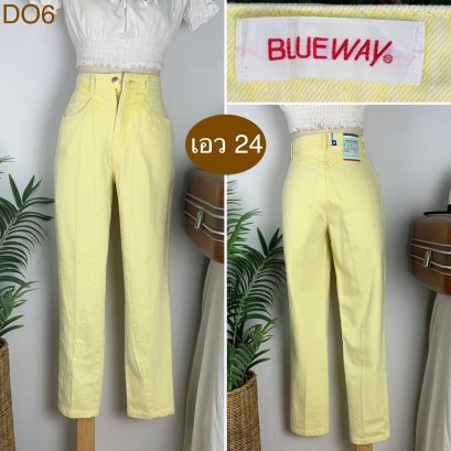 ♥️ รหัสDO6 ▪️ป้าย Blue way  ▪️ เอว 24&quot; สะโพก 36&quot; ต้นขา 23&quot; ▪️เป้า 11.5&quot; ยาว 37&quot; (นิ้ว)
