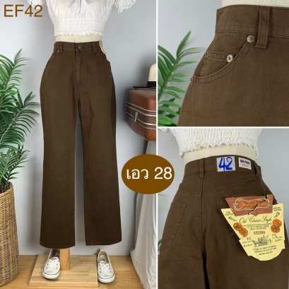 ♥️ รหัสEF42 ▪️ป้าย Daily Topics  ▪️ เอว 28&quot; สะโพก 39&quot; ต้นขา 23&quot; ▪️เป้า 11.5&quot; ยาว 40.5&quot; (นิ้ว)