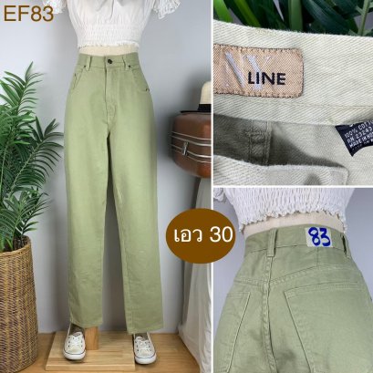 ♥️ รหัสEF83 ▪️ป้าย NY Line  ▪️ เอว 30&quot; สะโพก 41&quot; ต้นขา 25&quot; ▪️เป้า 11.5&quot; ยาว 41.5&quot; (นิ้ว)