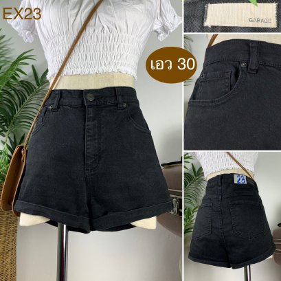♥️ รหัสEX23 ▪️ป้าย Garage  ▪️ เอว 30&quot; สะโพก 36-37&quot; ต้นขา 24&quot; ▪️เป้า 11.5&quot; ยาว 11.5&quot; (นิ้ว)