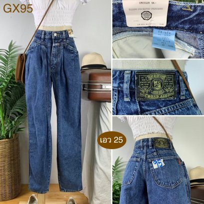 ♥️ รหัสGX95 ▪️ป้าย Road ACE  ▪️ เอว 25&quot; สะโพก 44&quot; ต้นขา 25&quot; ▪️เป้า 11&quot; ยาว 39.5&quot; ปลายขา 6&quot; (นิ้ว)