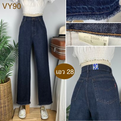 ♥️ รหัสVY90 ▪️ป้าย Big Train  ▪️ เอว 28&quot; สะโพก 37&quot; ต้นขา 23&quot; ▪️เป้า 12&quot; ยาว 41&quot; (นิ้ว)