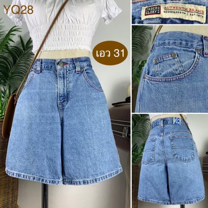 &hearts;️ รหัสYQ28 ▪️ป้าย Faded Glory  ▪️ เอว 31" สะโพก 40" ต้นขา 25" ▪️เป้า 10.5" ยาว 16.5" (นิ้ว)