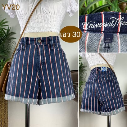 ♥️ รหัสYV20 ▪️ป้าย Universal  ▪️ เอว 30&quot; สะโพก 36-40&quot; ต้นขา 23-24&quot; ▪️เป้า 10&quot; ยาว 12.5&quot; (นิ้ว)