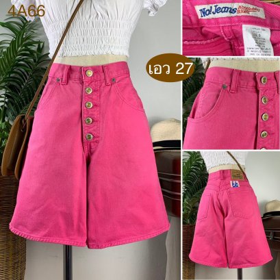♥️ รหัส4A66 ▪️ป้าย No.Jeans ▪️ เอว 27&quot; สะโพก 38&quot; ต้นขา 24&quot; ▪️เป้า 11.5&quot; ยาว 18&quot; (นิ้ว)