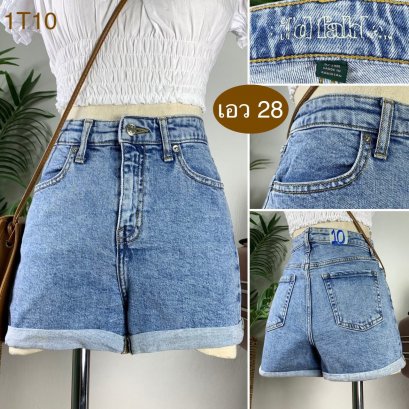 ♥️ รหัส1T10 ▪️ป้าย Wild fable  ▪️ เอว 28&quot; สะโพก 32-35&quot; ต้นขา 20-21&quot; ▪️เป้า 11&quot; ยาว 11.5&quot; (นิ้ว)