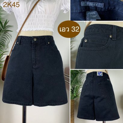 ♥️ รหัส2K45 ▪️ป้าย Liz  ▪️ เอว 32&quot; สะโพก 41&quot; ต้นขา 25&quot; ▪️เป้า 10&quot; ยาว 15 (นิ้ว)