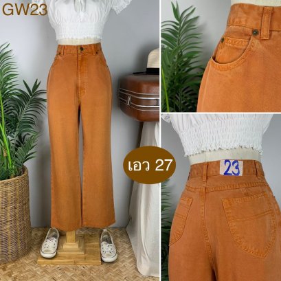♥️ รหัสGW23 ▪️ป้าย Cloth Pia  ▪️ เอว 27&quot; สะโพก 39&quot; ต้นขา 24&quot; ▪️เป้า 12&quot; ยาว 37&quot; (นิ้ว)