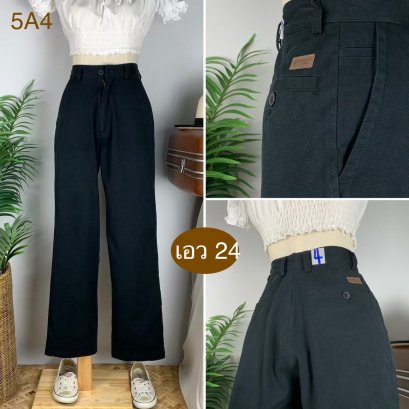 ♥️ รหัส5A4 ▪️ป้าย Vallatno Leo  ▪️ เอว 24&quot; สะโพก 38&quot; ต้นขา 24&quot; ▪️เป้า 12&quot; ยาว 39&quot; (นิ้ว)