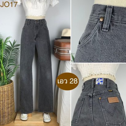 ♥️ รหัสJO17 ▪️ป้าย Wrangler  ▪️ เอว 28&quot; สะโพก 37&quot; ต้นขา 22&quot; ▪️เป้า 12&quot; ยาว 43.5&quot; (นิ้ว)