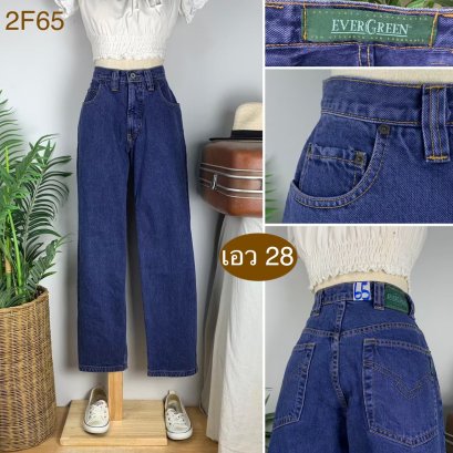 ♥️ รหัส2F65 ▪️ป้าย Ever Green  ▪️ เอว 28&quot; สะโพก 38&quot; ต้นขา 24&quot; ▪️เป้า 11&quot; ยาว 39&quot; (นิ้ว)