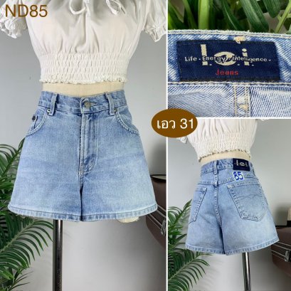 ♥️ รหัสND85 ▪️ป้าย I.e.i  ▪️ เอว 31&quot; สะโพก 39&quot; ต้นขา 25&quot; ▪️เป้า 11&quot; ยาว 12&quot; (นิ้ว)