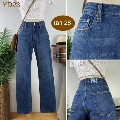 ♥️ รหัสYD23 ▪️ป้าย ZOZO  ▪️ เอว 28&quot; สะโพก 39&quot; ต้นขา 22&quot; ▪️เป้า 10.5&quot; ยาว 37.5&quot; ปลายขา 7&quot; (นิ้ว)