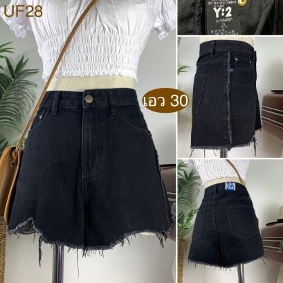 ♥️ รหัสUF28 ▪️ป้าย Yishion Jeans  ▪️ เอว 30&quot; สะโพก 38&quot; ต้นขา 24&quot; ▪️เป้า 11.5&quot; ยาว 11.5&quot; (นิ้ว)