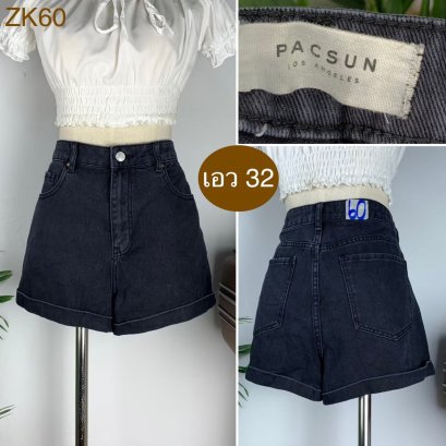 ♥️ รหัสZK60 ▪️ป้าย Paesun  ▪️ เอว 32&quot; สะโพก 40&quot; ต้นขา 27&quot; ▪️เป้า 12&quot; ยาว 13&quot; (นิ้ว)