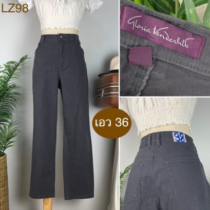 ♥️ รหัสLZ98 ▪️ป้าย Gloria Vanderbilt  ▪️ เอว 36&quot; สะโพก 41-46&quot; ต้นขา 26-29&quot; ▪️เป้า 11.5&quot; ยาว 38.5&quot; (นิ้ว)
