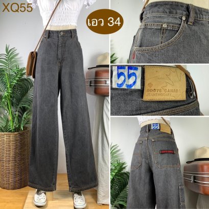 ♥️ รหัสXQ55 ▪️ป้าย Roots Canada  ▪️ เอว 34&quot; สะโพก 43&quot; ต้นขา 26&quot; ▪️เป้า 11.5&quot; ยาว 43&quot; ปลายขา 8.5&quot; (นิ้ว)