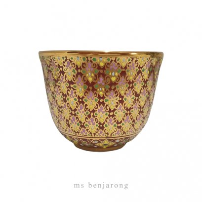 Tea Cup Benjarong ถ้วยชาใหญ่เบญจรงค์