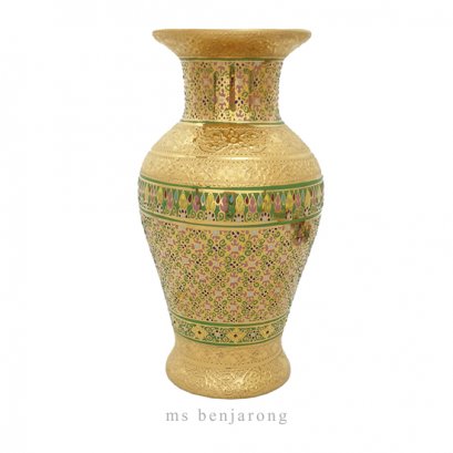 Vase 6&quot; | Benjarong | Gold