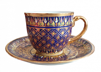 Coffee Cup Benjarong