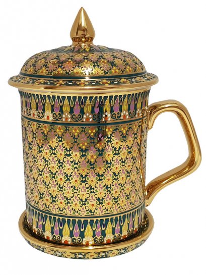 Benjarong Mug แก้วมัคเบญจรงค์