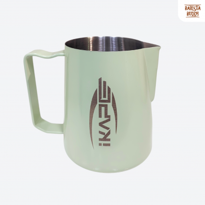 IKAPE Latte Art Pitcher-new พิชเชอร์  หูจับหยัก ขนาด 600 ml (20 oz.)