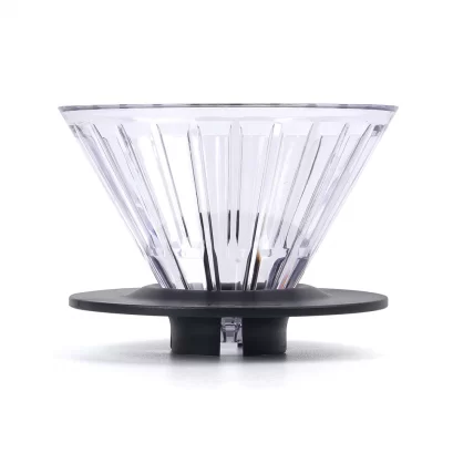 IKAPE V60 Plastic Coffee Dripper 01 Size (1 - 2 Cups)  ฐานดำ / ฐานขาว