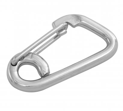 Spring snaps (angled hook with eye end)