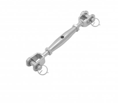 Mini pipe turnbuckle, jaw and jaw