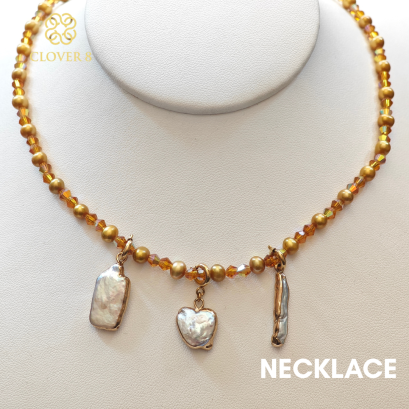 Freshwater pearl necklace