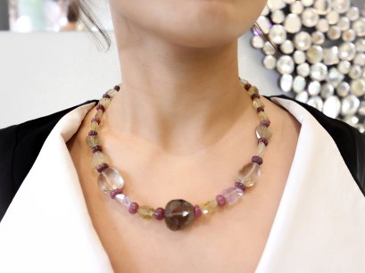 Necklace with Amethyst